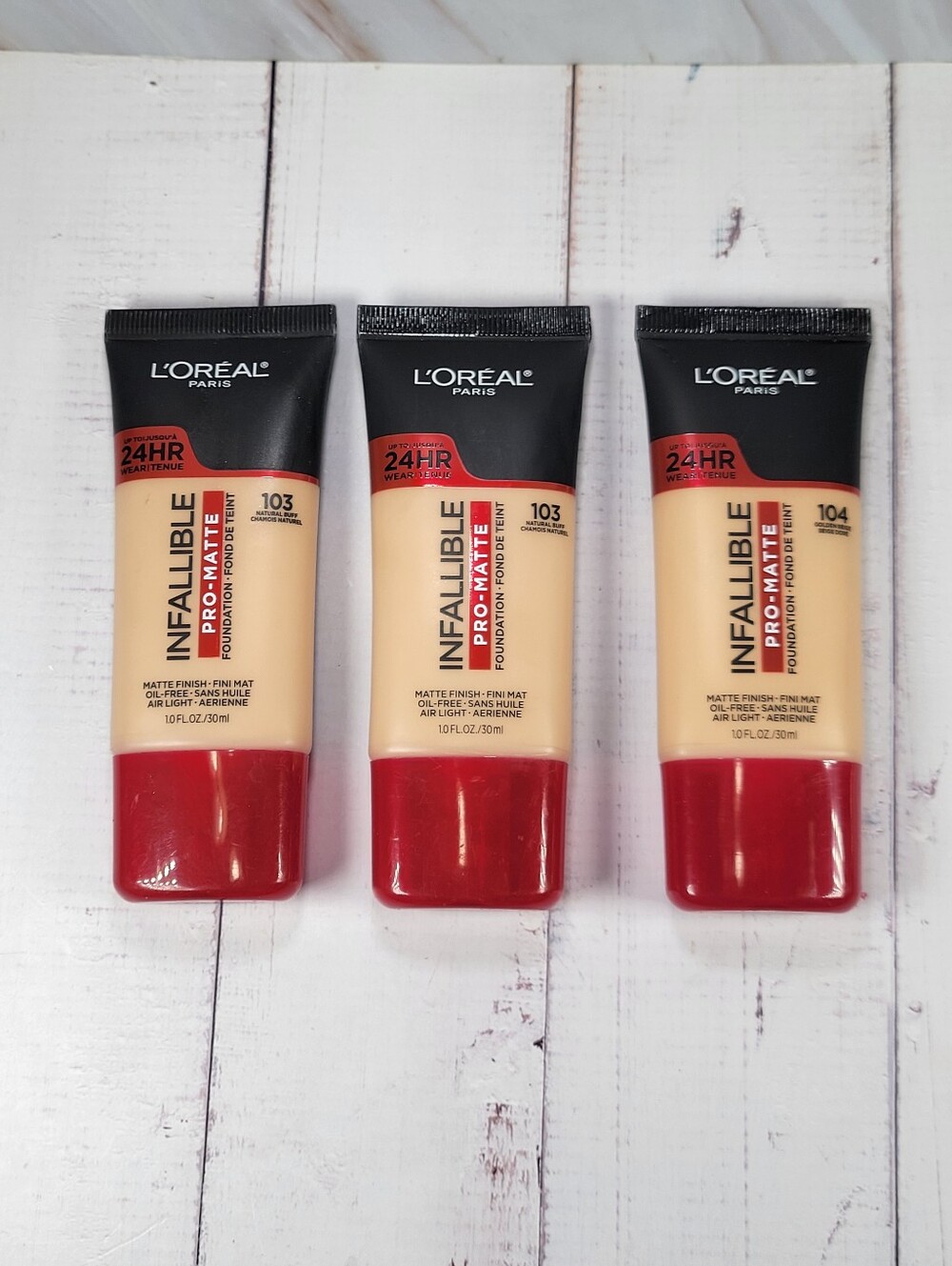 3 Piece L'oreal Infallible Pro-Matte Foundation Bundle NEW!